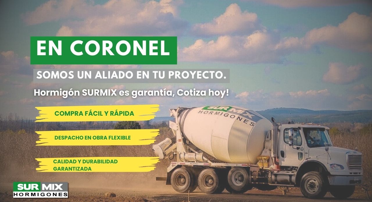 Hormigón premezclado en coronel