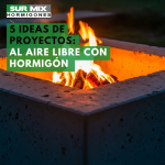 5 ideas de proyectos al aire libre con hormigón para esta primavera verano