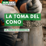 Toma de cono: cómo se hace el ensayo de asentamiento del hormigón paso a paso