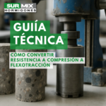 Cómo convertir resistencia a compresión a flexotracción según SERVIU (factor 7,8)